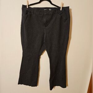 Old Navy Pixie Flare Gray Dress Pants
